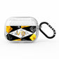 Personalised Gold Marble Initials AirPods Pro Glitter Case