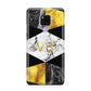 Personalised Gold Marble Initials Huawei Mate 20X Phone Case