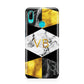 Personalised Gold Marble Initials Huawei P Smart 2019 Case
