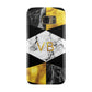 Personalised Gold Marble Initials Samsung Galaxy Case