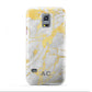 Personalised Gold Marble Initials Samsung Galaxy S5 Mini Case