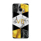 Personalised Gold Marble Initials Samsung Galaxy S9 Case
