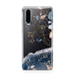 Personalised Gold Peonies Huawei P30 Phone Case