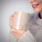 Personalised Gold Pink Marble 10oz Mug Alternative Image 6