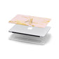 Personalised Gold Pink Marble Apple MacBook Case in Detail