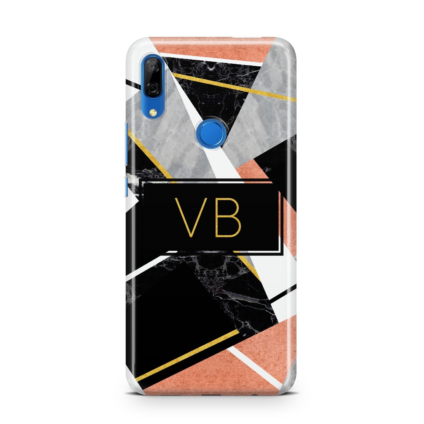 Personalised Gold Rose Monogram Huawei P Smart Z