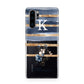 Personalised Gold Striped Watercolour Huawei P30 Pro Phone Case