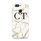 Personalised Gold Veins White Marble Monogram Huawei Nova 2s Phone Case