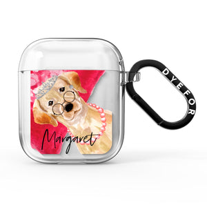 Personalised Golden Labrador AirPods Case