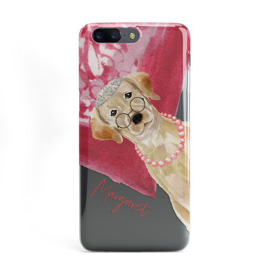 Personalised Golden Labrador OnePlus Case