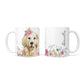 Personalised Golden Retriever Dog 10oz Mug Alternative Image 3