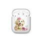 Personalised Golden Retriever Dog AirPods Case