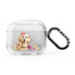 Personalised Golden Retriever Dog AirPods Glitter Case 3rd Gen