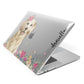 Personalised Golden Retriever Dog Apple MacBook Case Side View