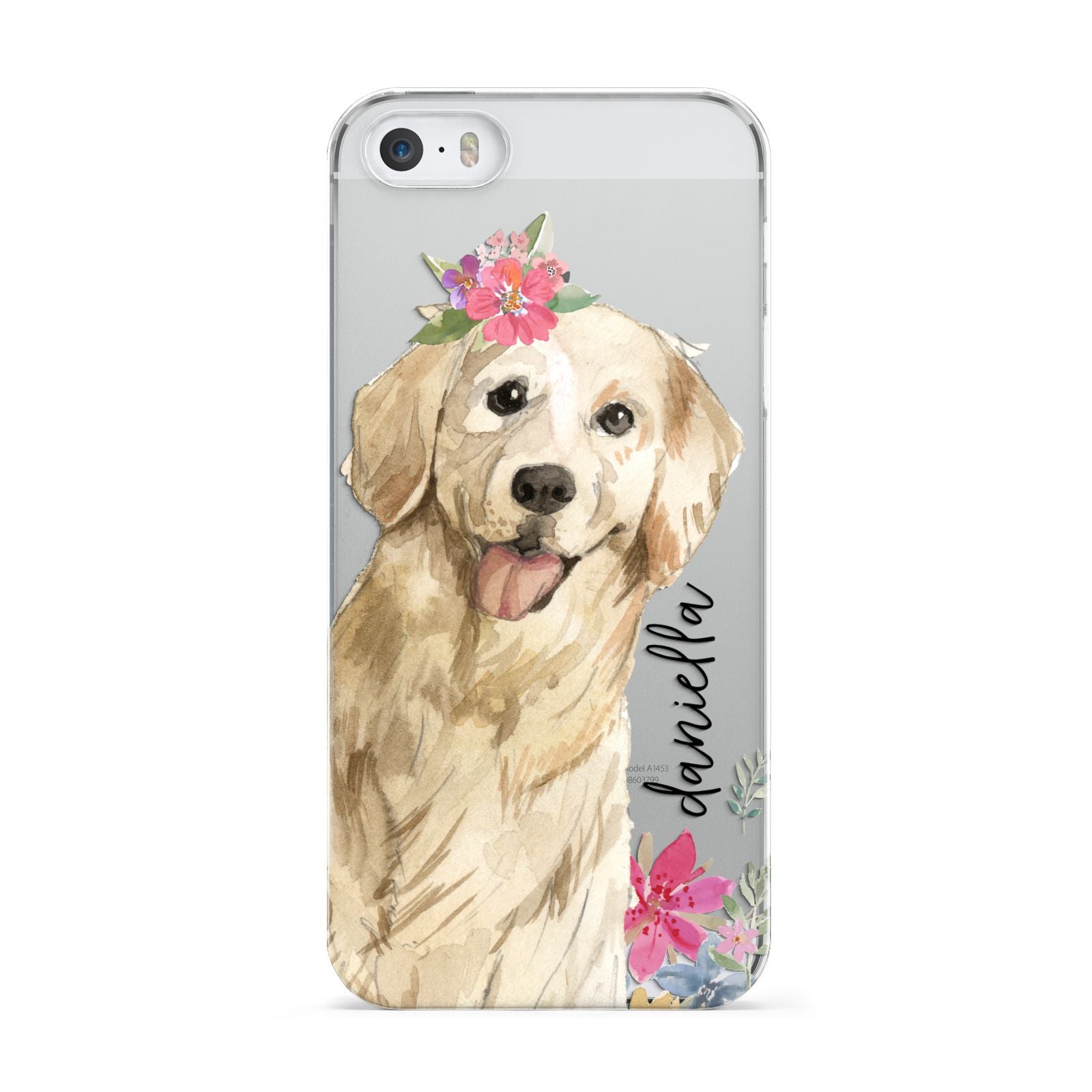 Personalised Golden Retriever Dog Apple iPhone 5 Case