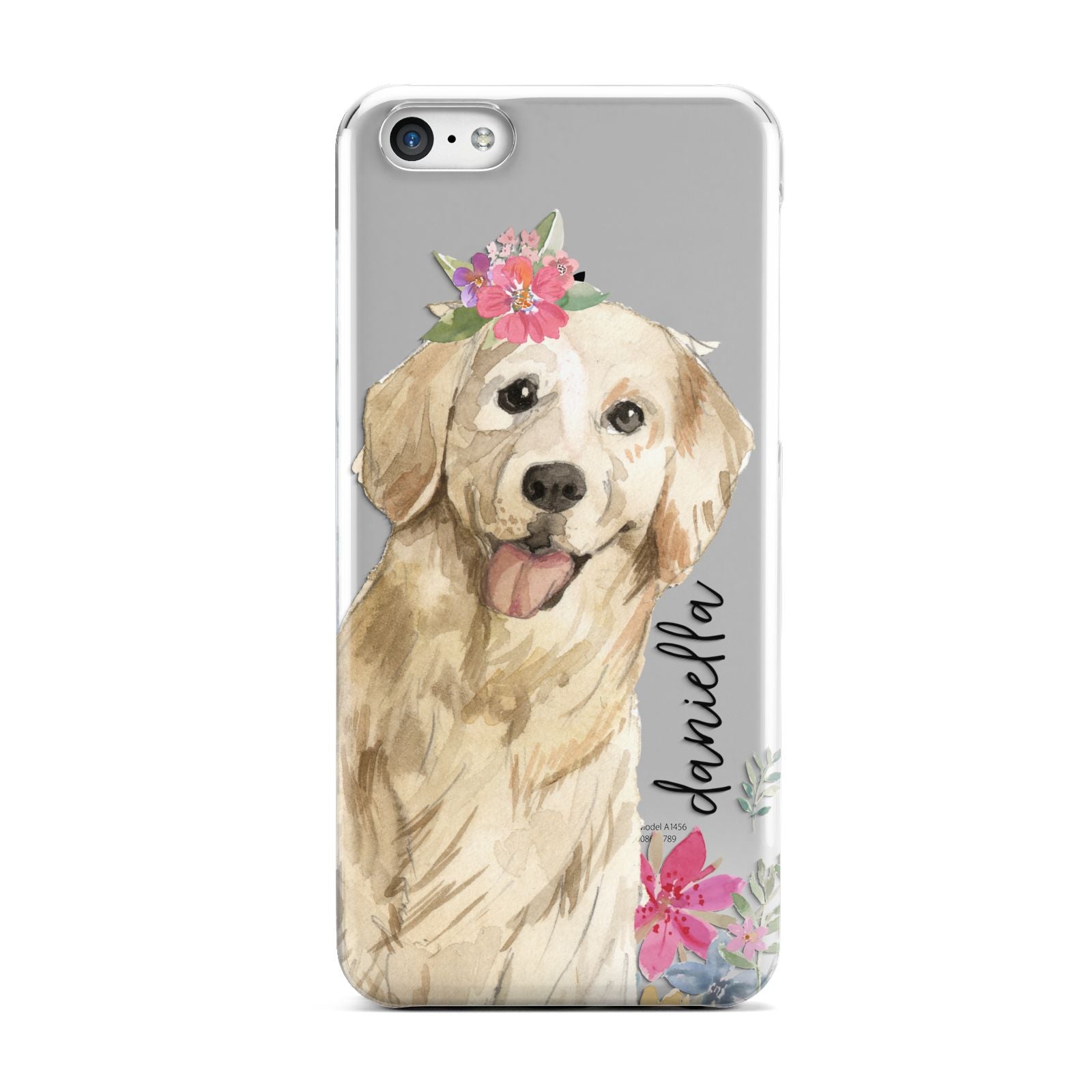 Personalised Golden Retriever Dog Apple iPhone 5c Case