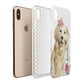 Personalised Golden Retriever Dog Apple iPhone Xs Max 3D Tough Case Expanded View