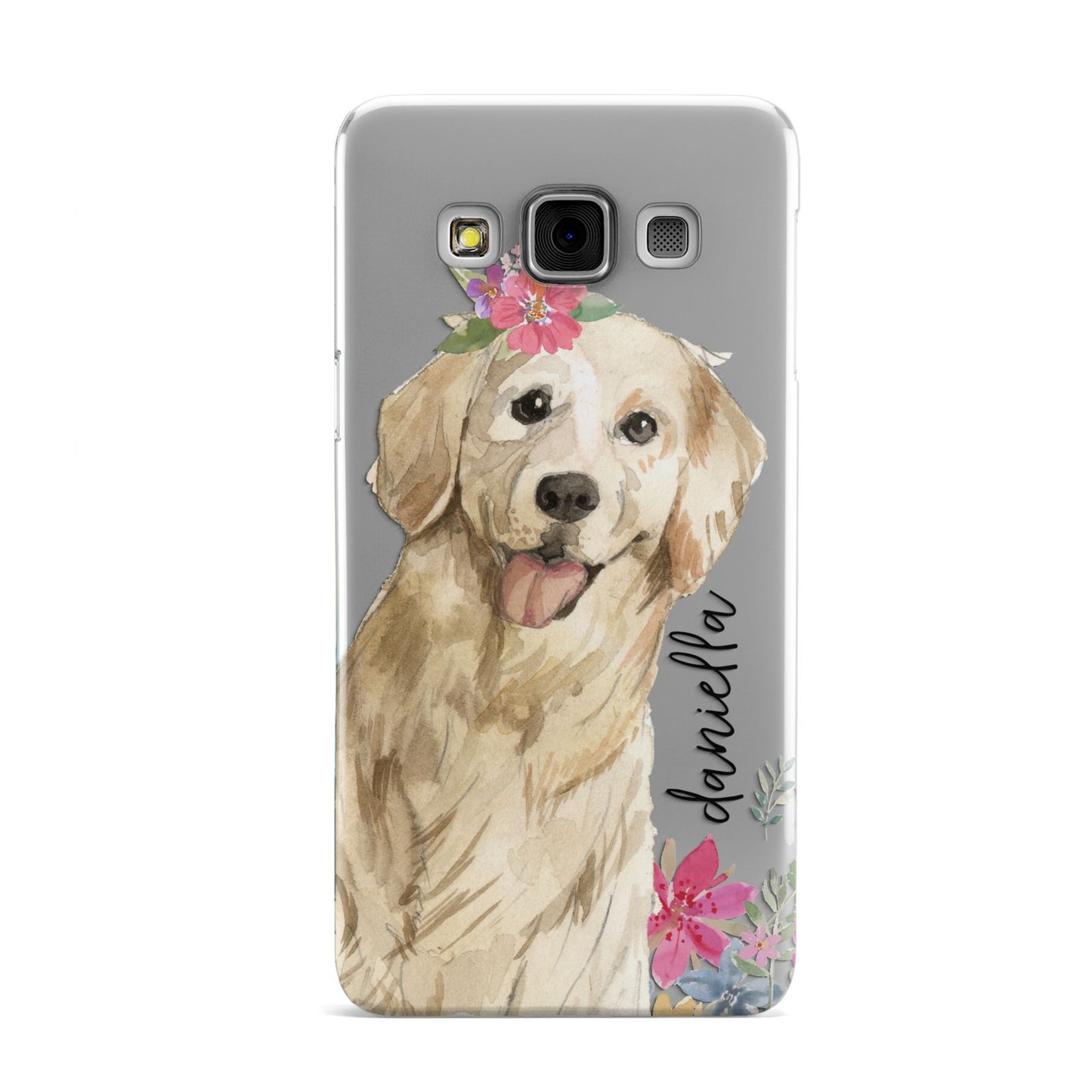 Personalised Golden Retriever Dog Samsung Galaxy A3 Case