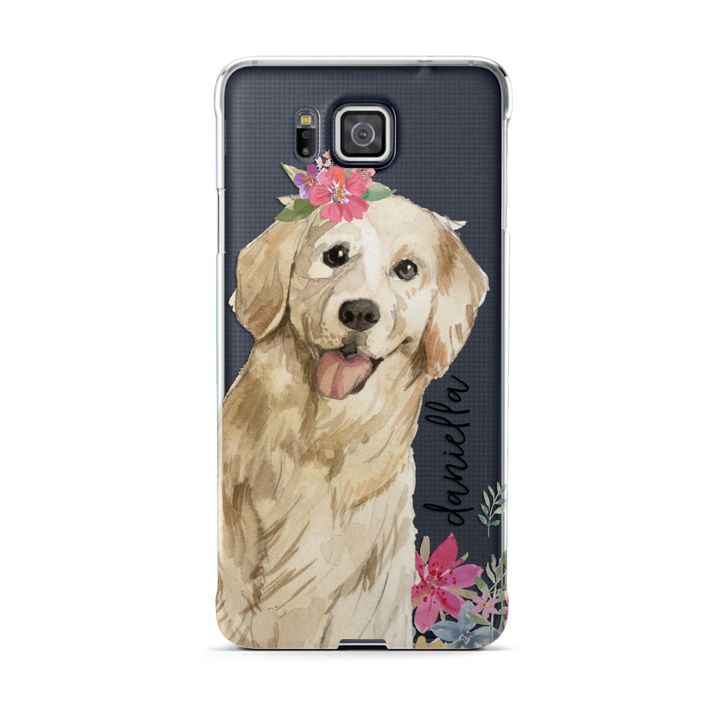 Personalised Golden Retriever Dog Samsung Galaxy Alpha Case