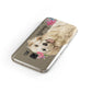 Personalised Golden Retriever Dog Samsung Galaxy Case Front Close Up
