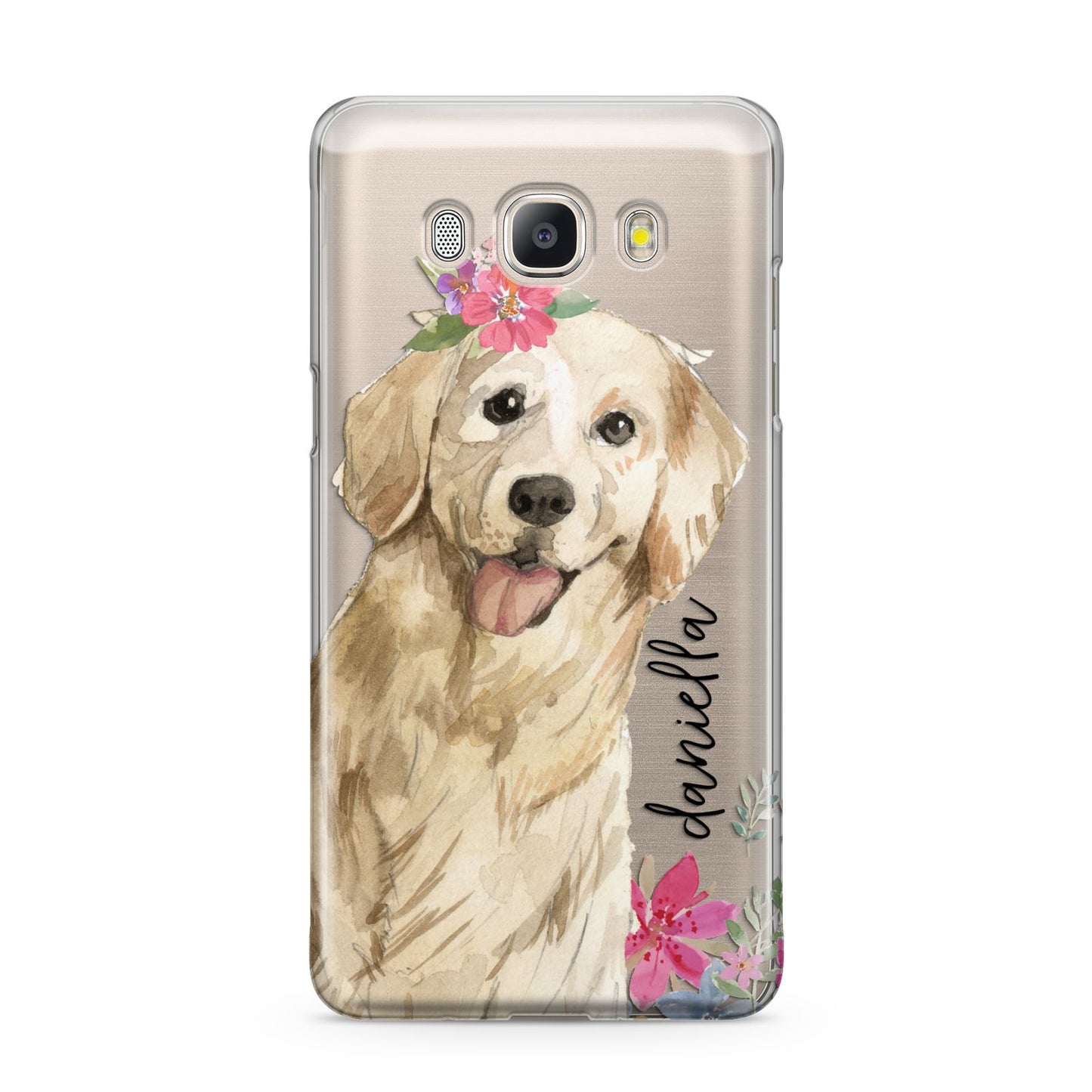 Personalised Golden Retriever Dog Samsung Galaxy J5 2016 Case