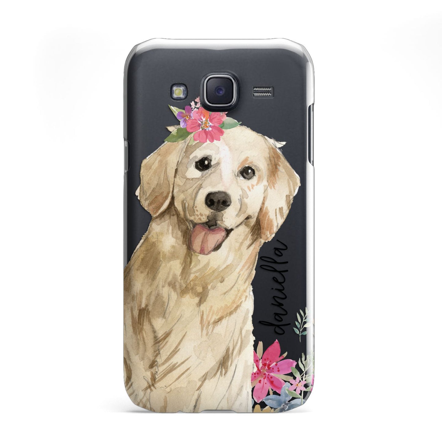 Personalised Golden Retriever Dog Samsung Galaxy J5 Case