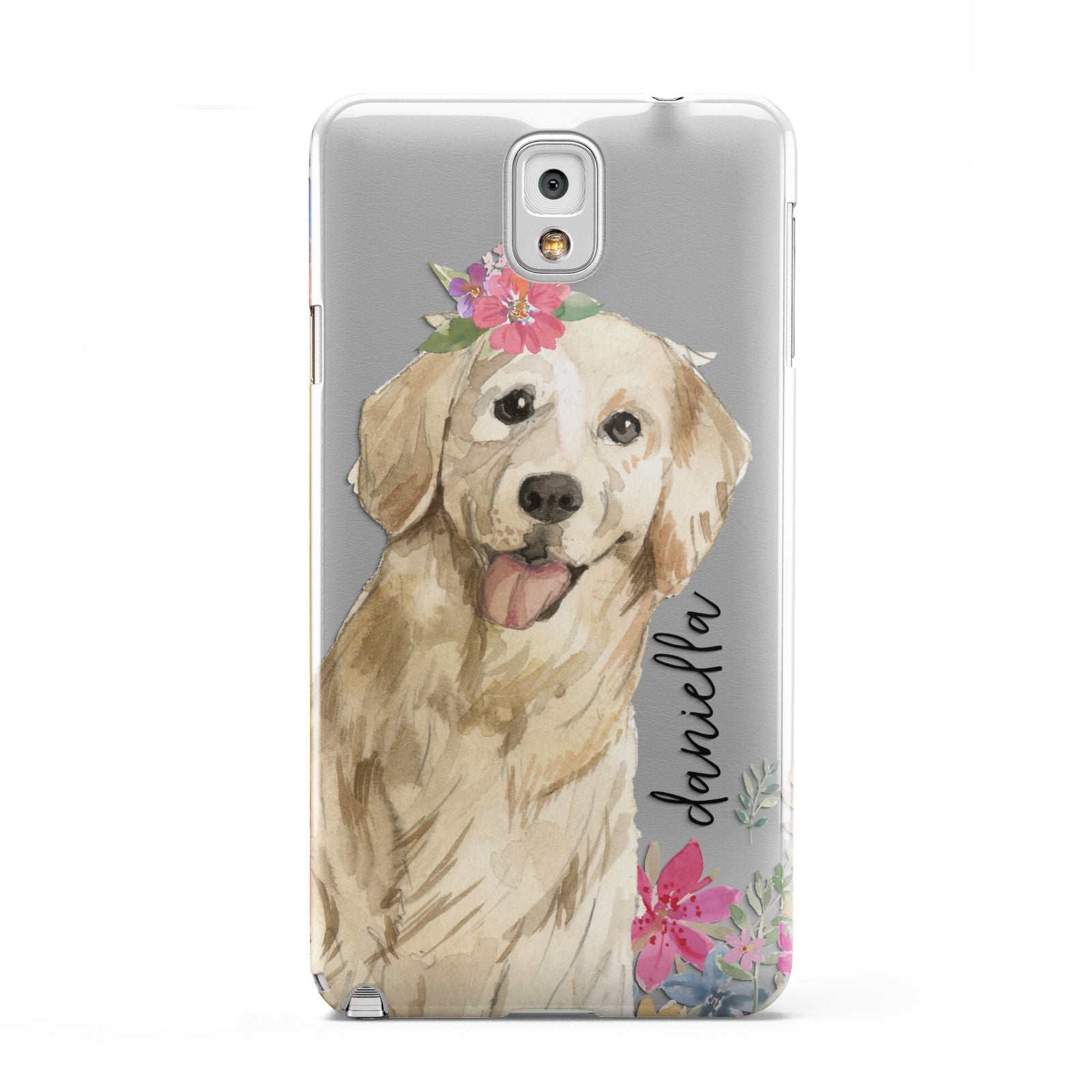 Personalised Golden Retriever Dog Samsung Galaxy Case Personalised Golden Retriever Dog Samsung Galaxy Case