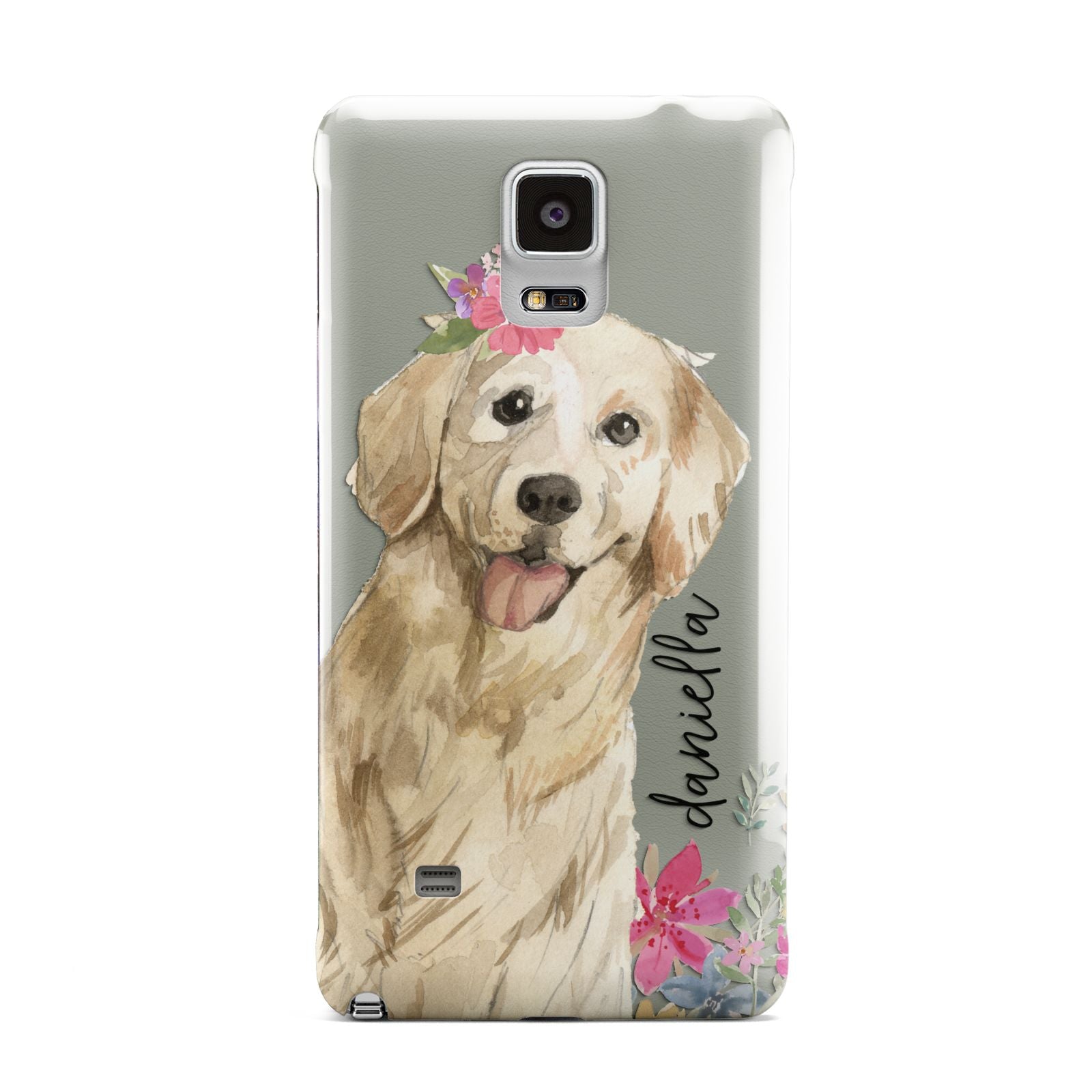 Personalised Golden Retriever Dog Samsung Galaxy Note 4 Case