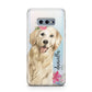 Personalised Golden Retriever Dog Samsung Galaxy S10E Case