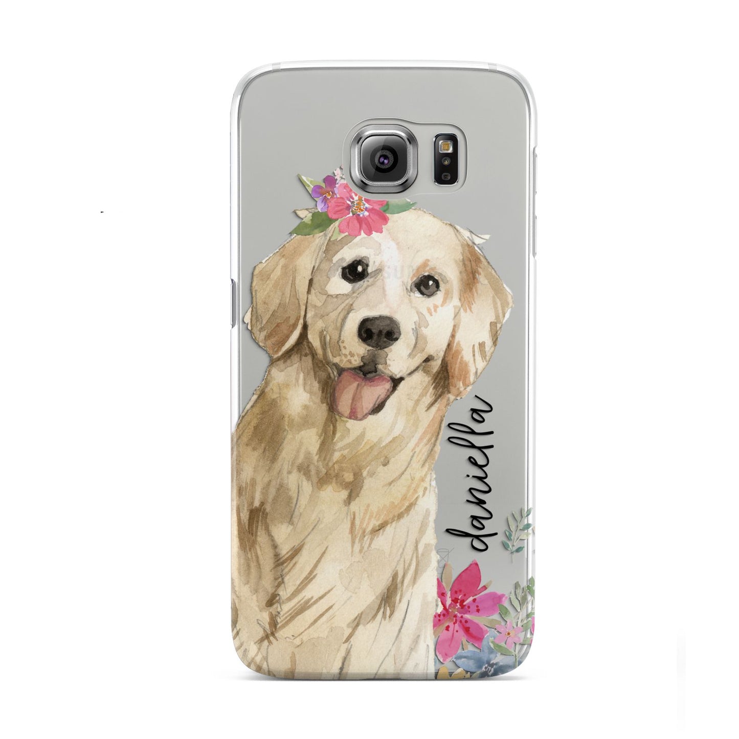 Personalised Golden Retriever Dog Samsung Galaxy S6 Case