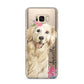 Personalised Golden Retriever Dog Samsung Galaxy S8 Plus Case