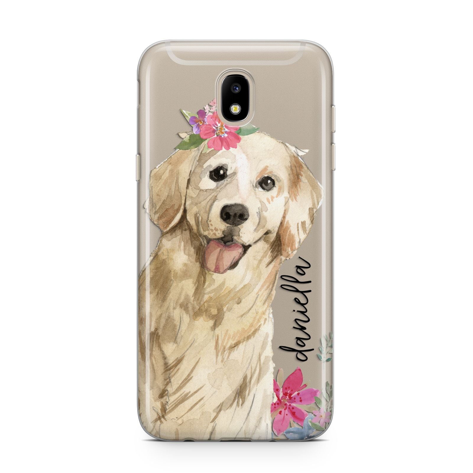 Personalised Golden Retriever Dog Samsung J5 2017 Case