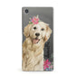 Personalised Golden Retriever Dog Sony Xperia Case