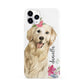 Personalised Golden Retriever Dog iPhone 11 Pro 3D Snap Case