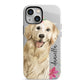 Personalised Golden Retriever Dog iPhone 13 Mini Full Wrap 3D Tough Case