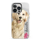 Personalised Golden Retriever Dog iPhone 13 Pro Full Wrap 3D Tough Case
