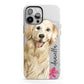 Personalised Golden Retriever Dog iPhone 13 Pro Max Full Wrap 3D Tough Case