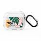 Personalised Golden Tropics AirPods Clear Case 3rd Gen