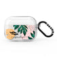 Personalised Golden Tropics AirPods Pro Clear Case