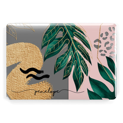 Personalised Golden Tropics Apple MacBook Case
