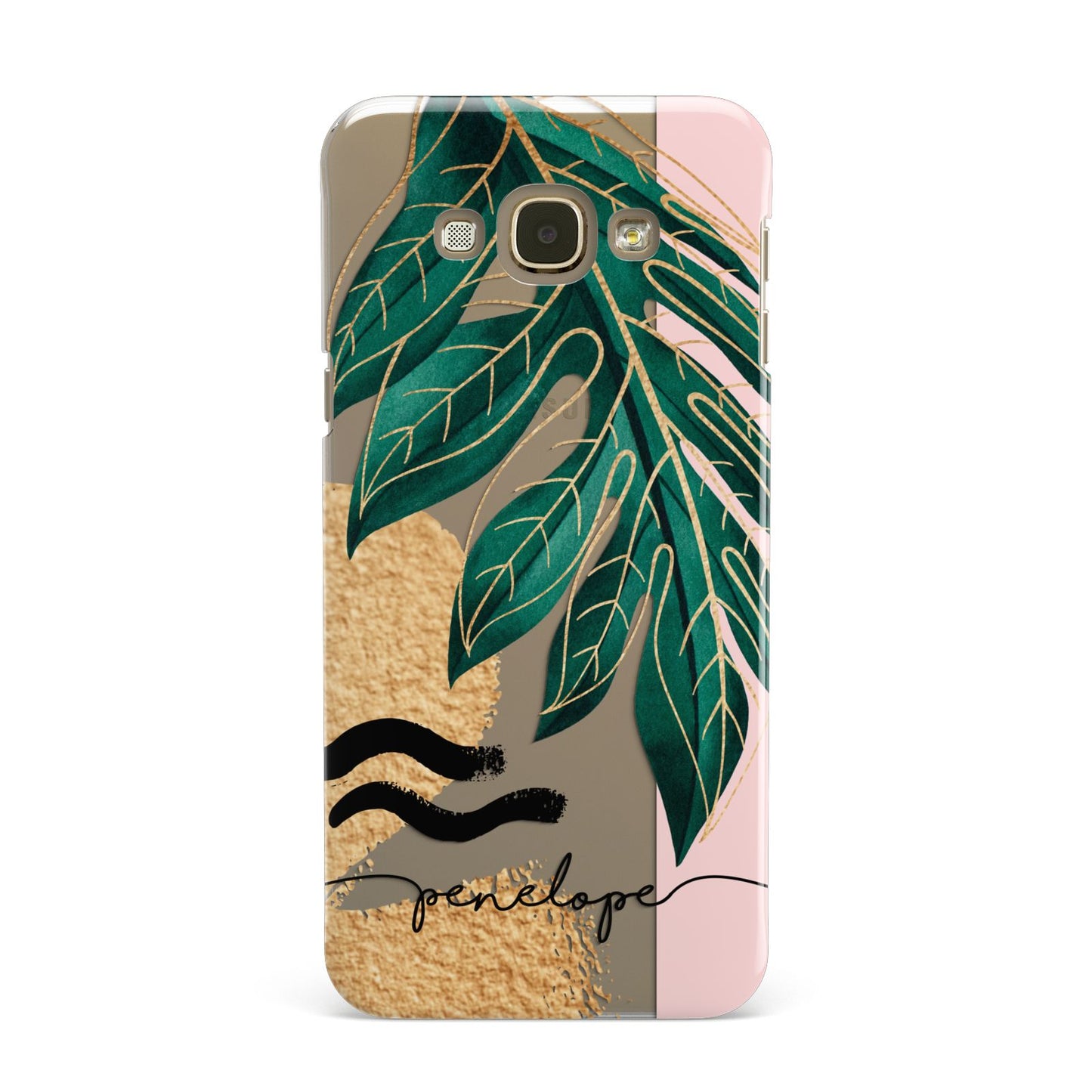 Personalised Golden Tropics Samsung Galaxy A8 Case