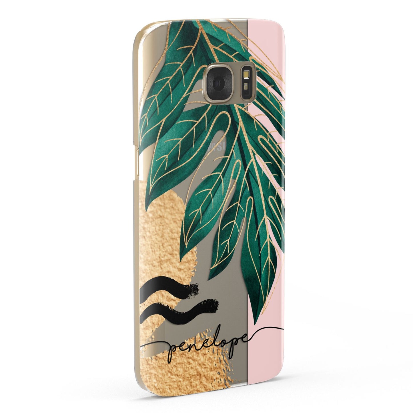Personalised Golden Tropics Samsung Galaxy Case Fourty Five Degrees