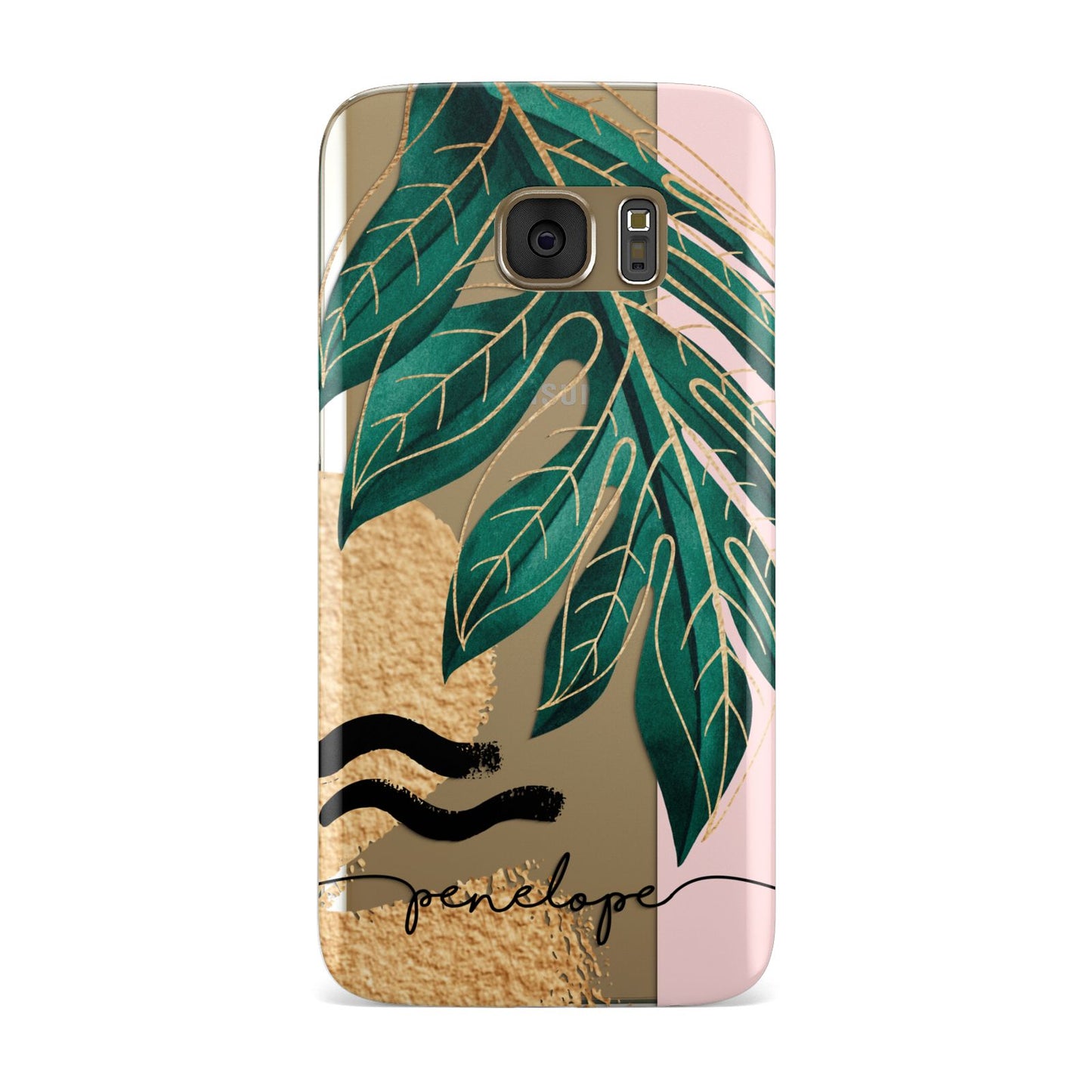 Personalised Golden Tropics Samsung Galaxy Case