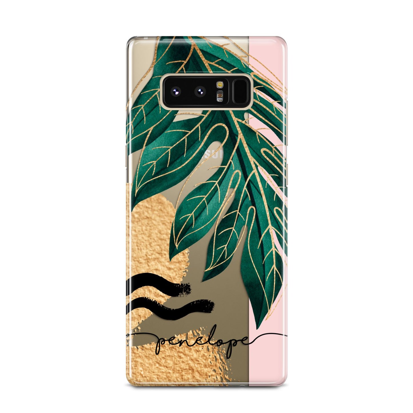 Personalised Golden Tropics Samsung Galaxy Note 8 Case