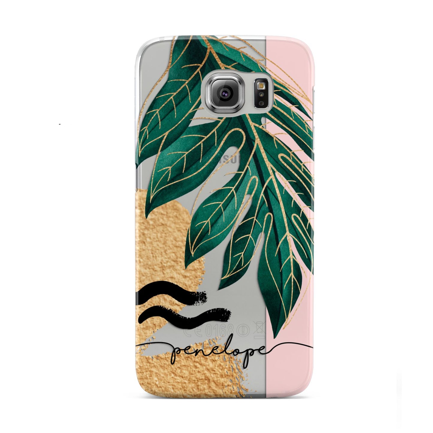 Personalised Golden Tropics Samsung Galaxy S6 Case