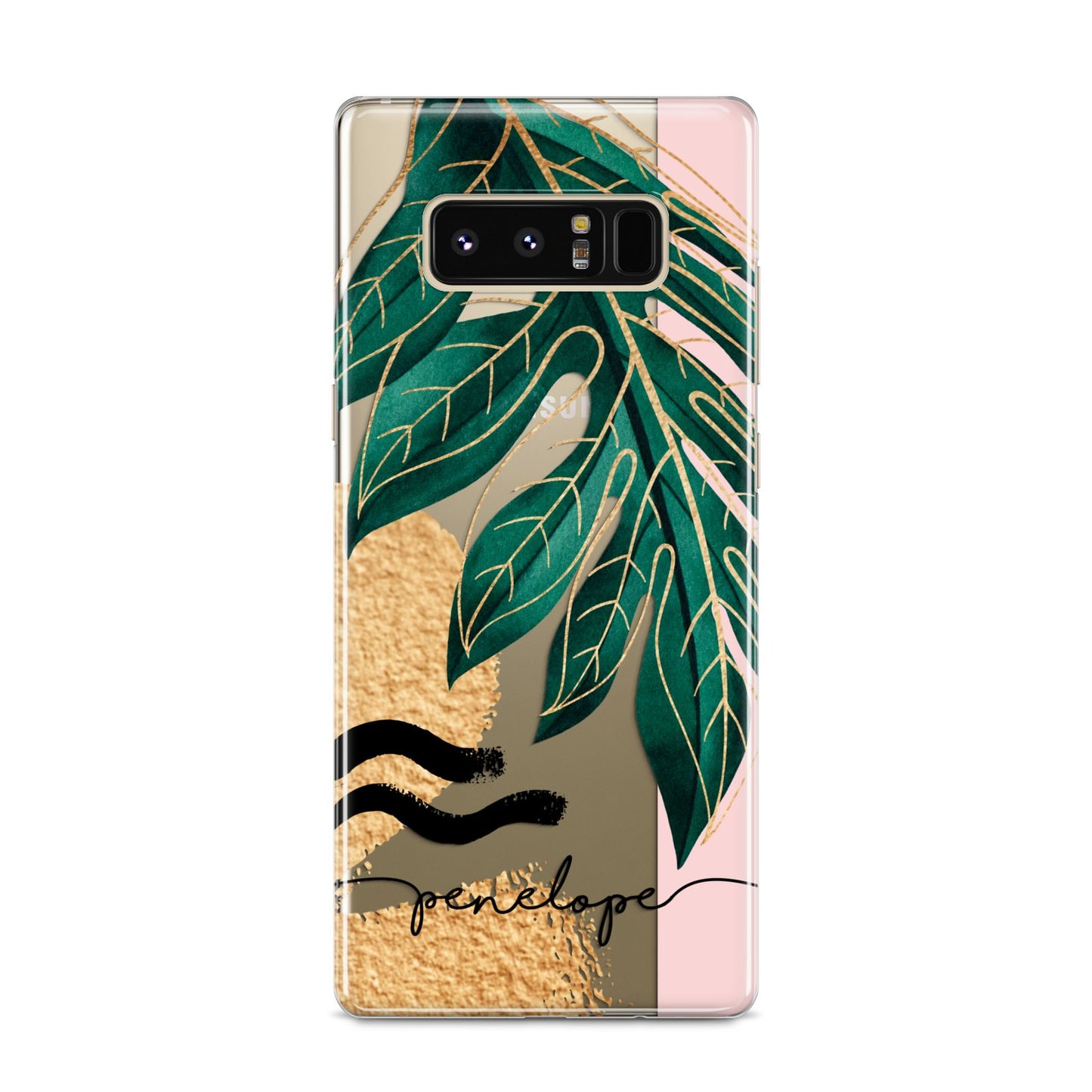 Personalised Golden Tropics Samsung Galaxy S8 Case