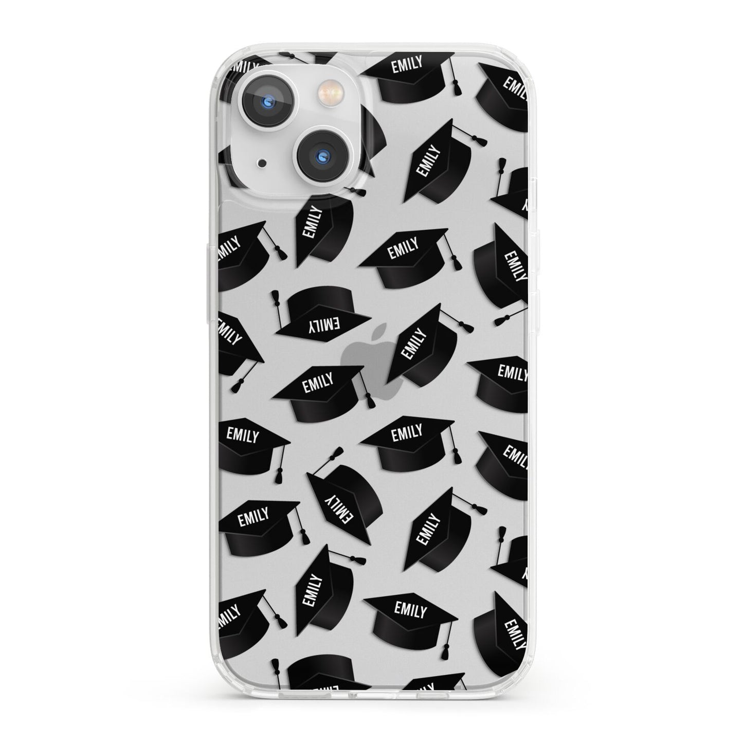 Personalised Graduation iPhone 13 Clear Bumper Case