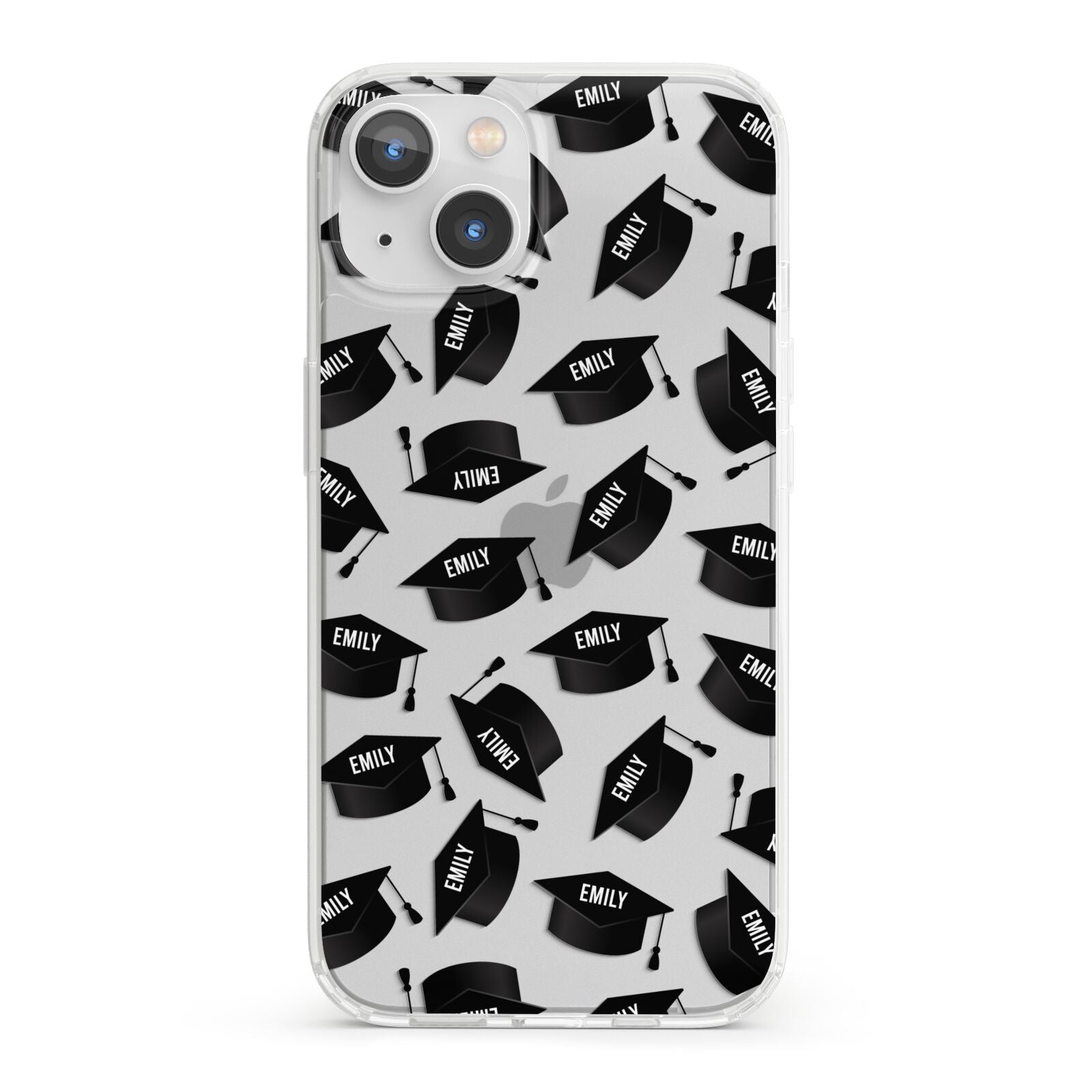 Personalised Graduation iPhone 13 Clear Bumper Case
