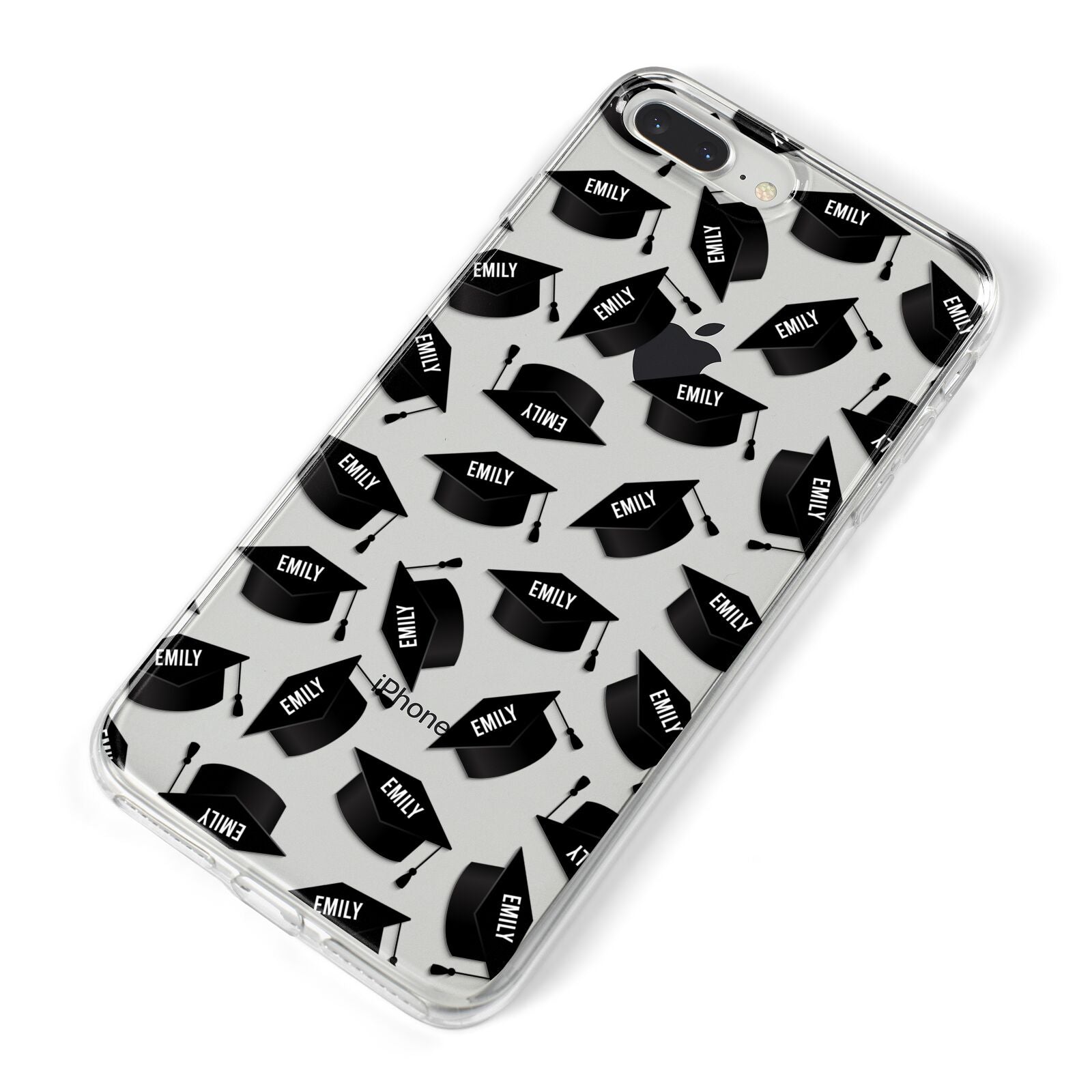 Personalised Graduation iPhone 8 Plus Bumper Case on Silver iPhone Alternative Image