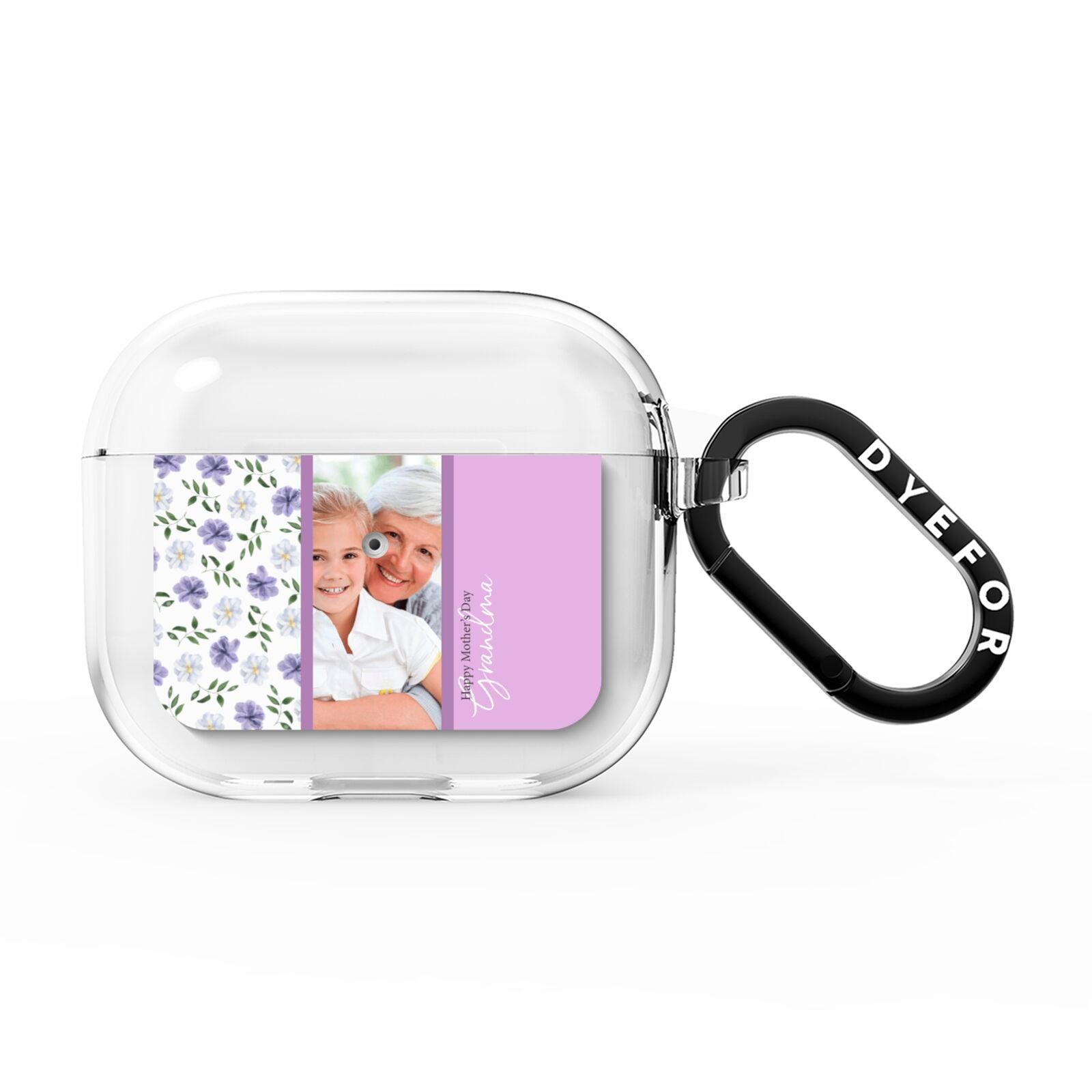 Personalised Grandma Mother s Day AirPods Clear Case 3rd Gen